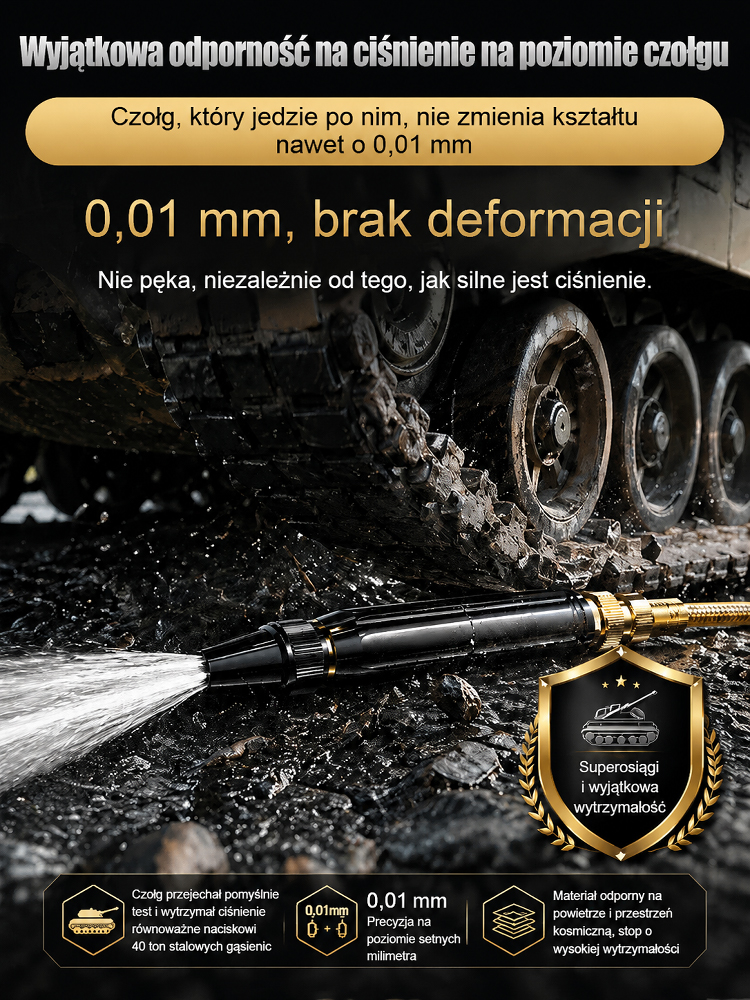 Ekstremalne Ciśnienie! Niemiecka Technologia Dysza z Mosiądzu i Aluminium Lotniczego 7T - Ostateczna Wyprzedaż Magazynowa!