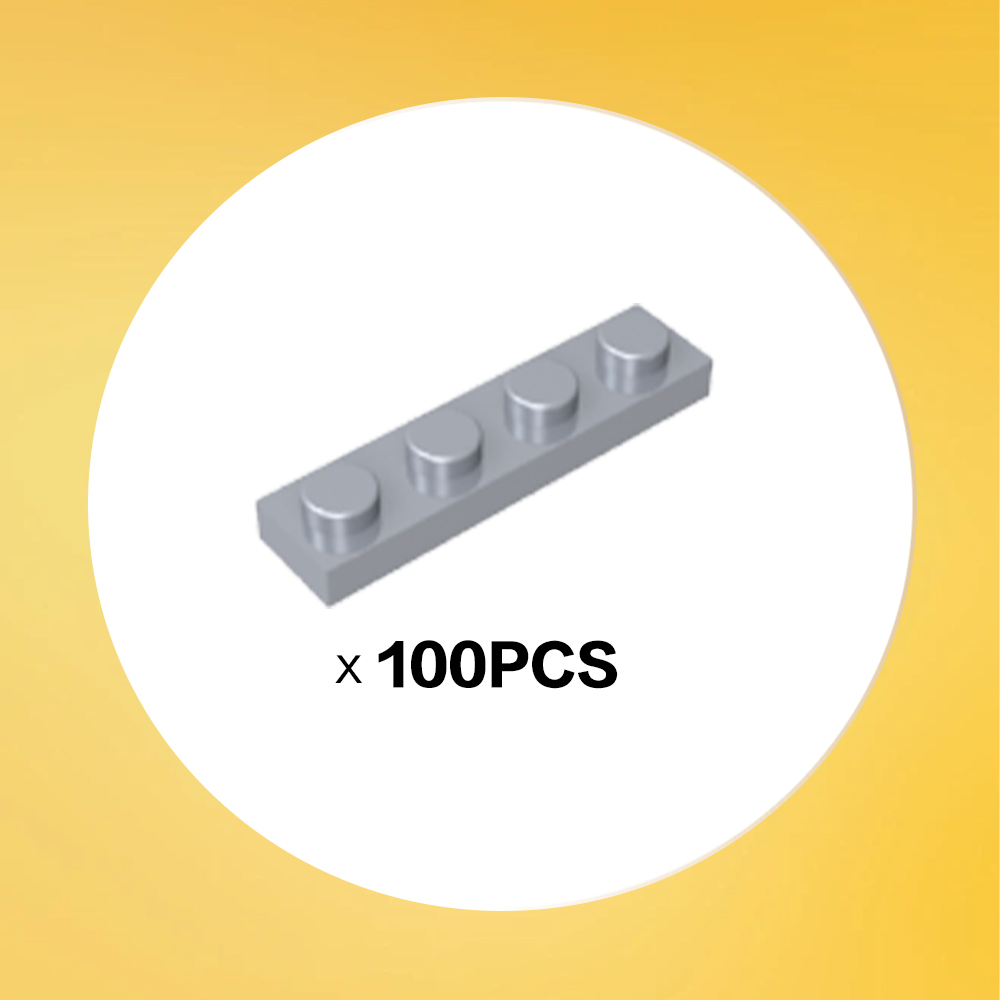 Placa 1 x 4 x 100 piezas #3710