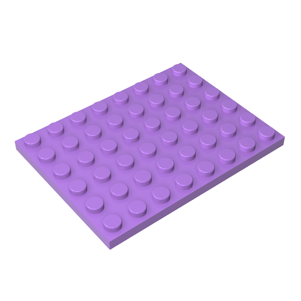 Placa 6 x 8-MyGobricksEs