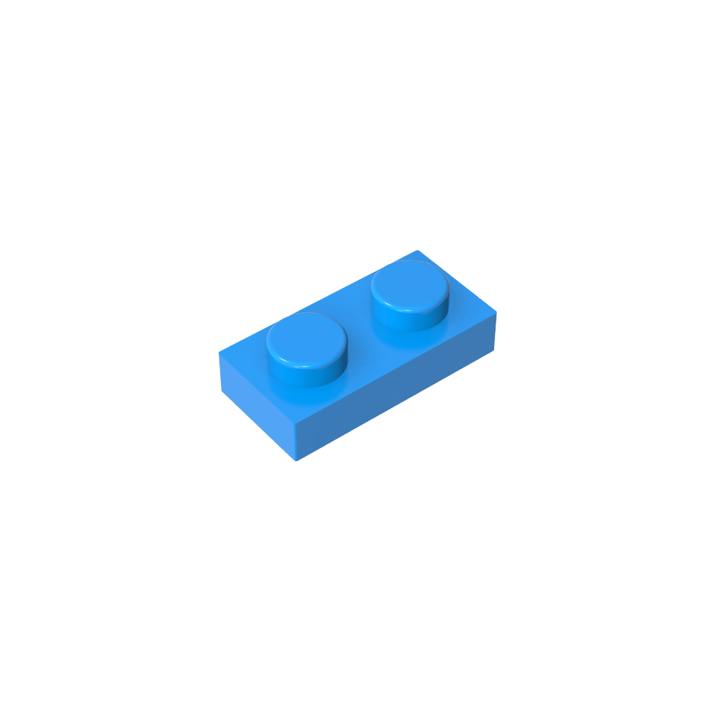 Placa 1 x 2-MyGobricksEs