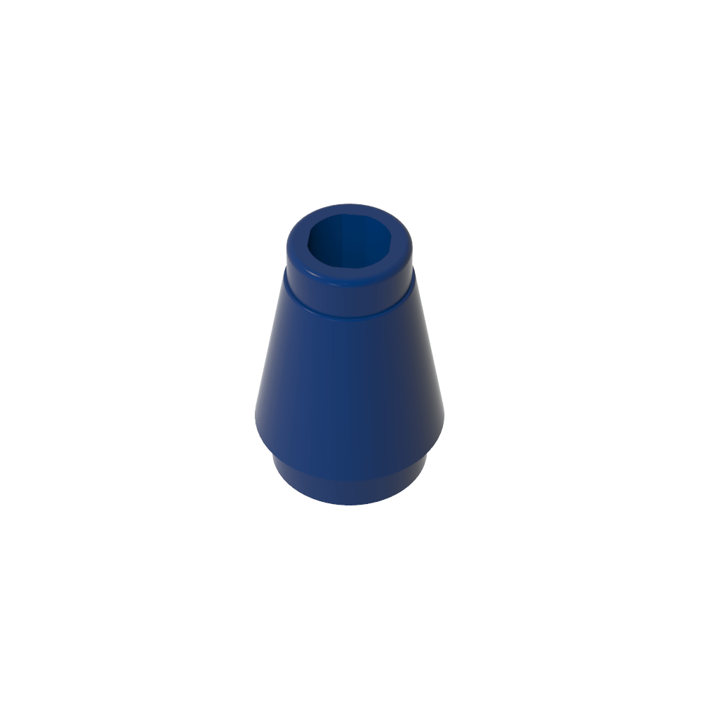 Cono 1 x 1 [Sin ranura superior]-MyGobricksEs