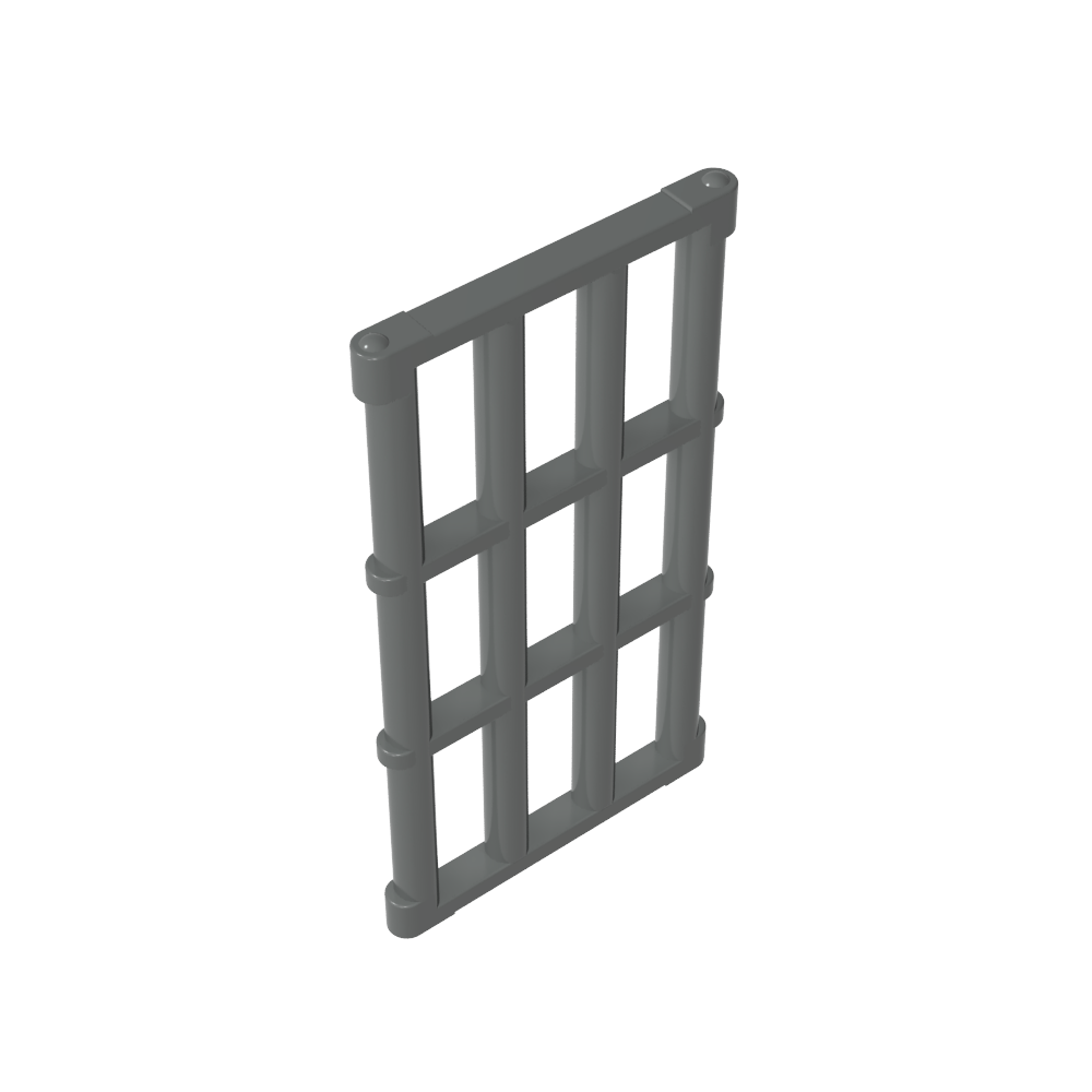 Rejilla de puerta 1 x 4 x 6-MyGobricksEs