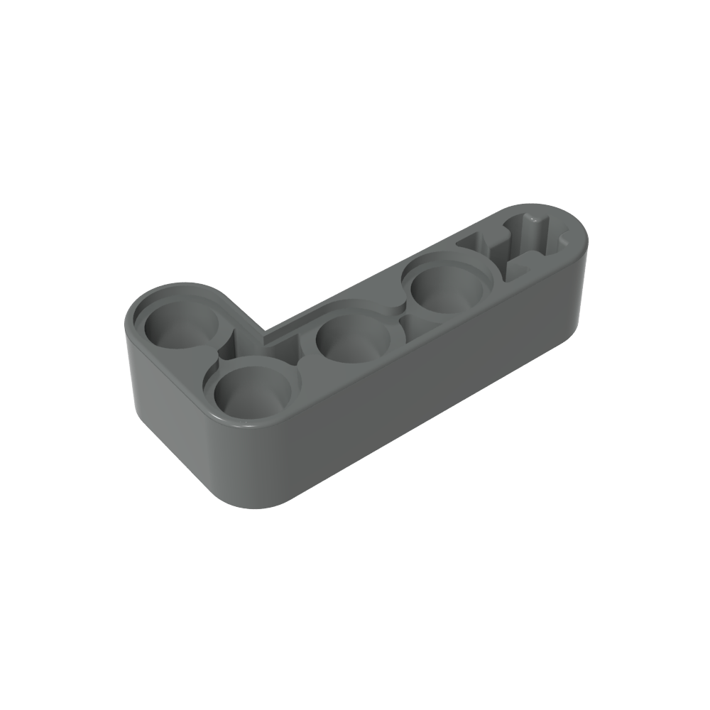 Viga técnica 2 x 4 en forma de L gruesa-MyGobricksEs