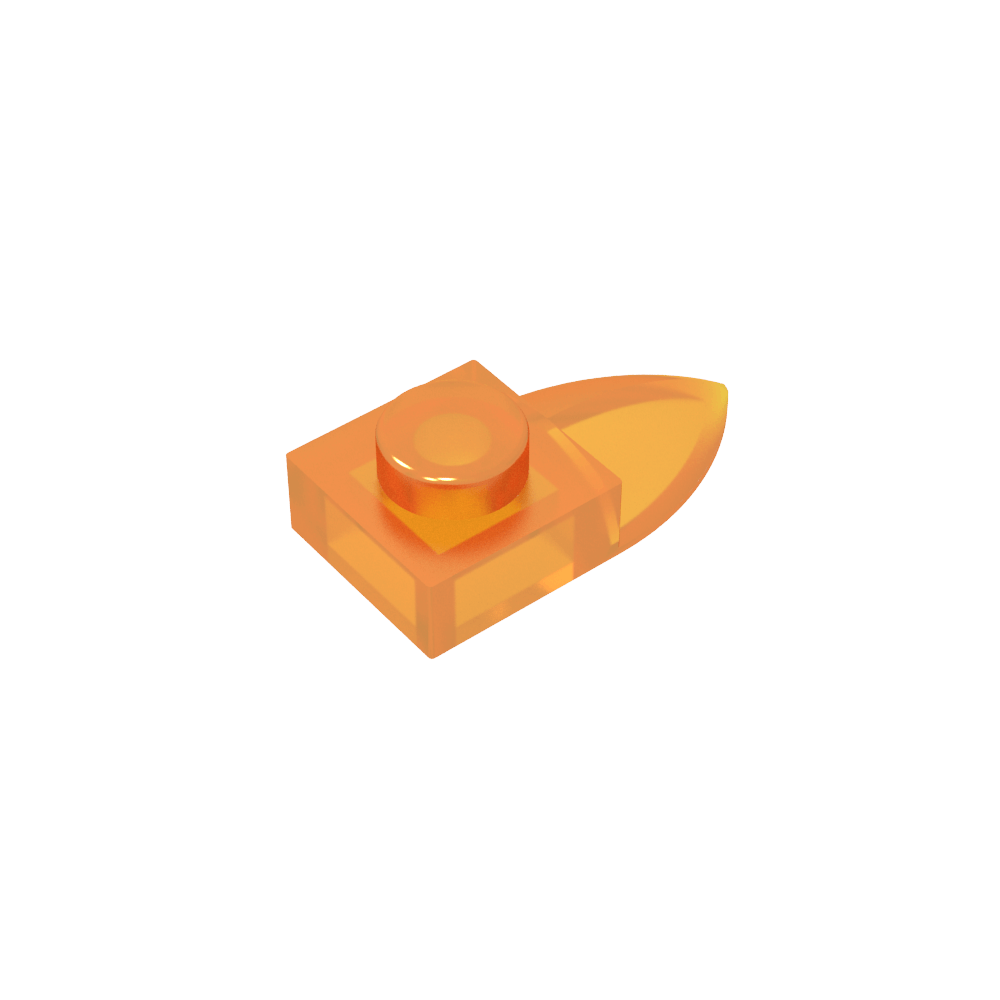 Placa Especial 1 x 1 con Diente-MyGobricksEs