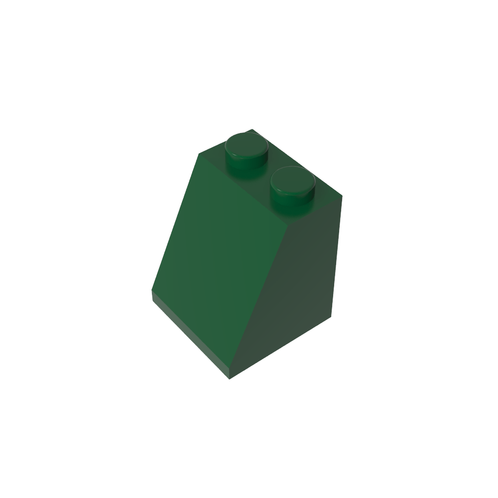 Pendiente 65° 2 x 2 x 2 con tubo inferior-MyGobricksEs