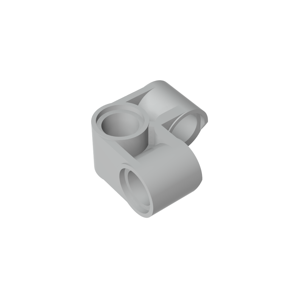 Conector de clavija Technic perpendicular 2 x 2 doblado-MyGobricksEs