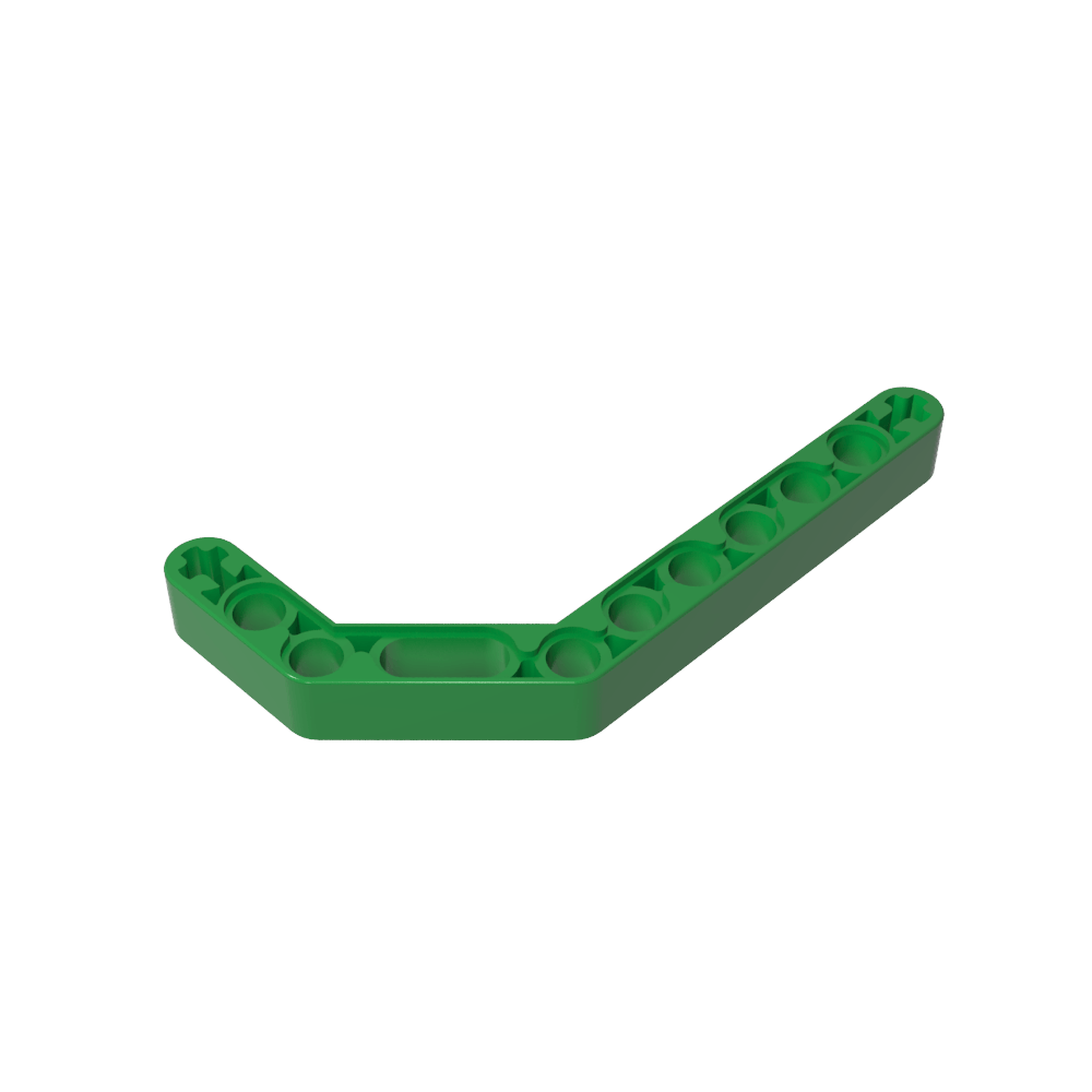 Viga técnica 1 x 11,5 doble curva gruesa-MyGobricksEs