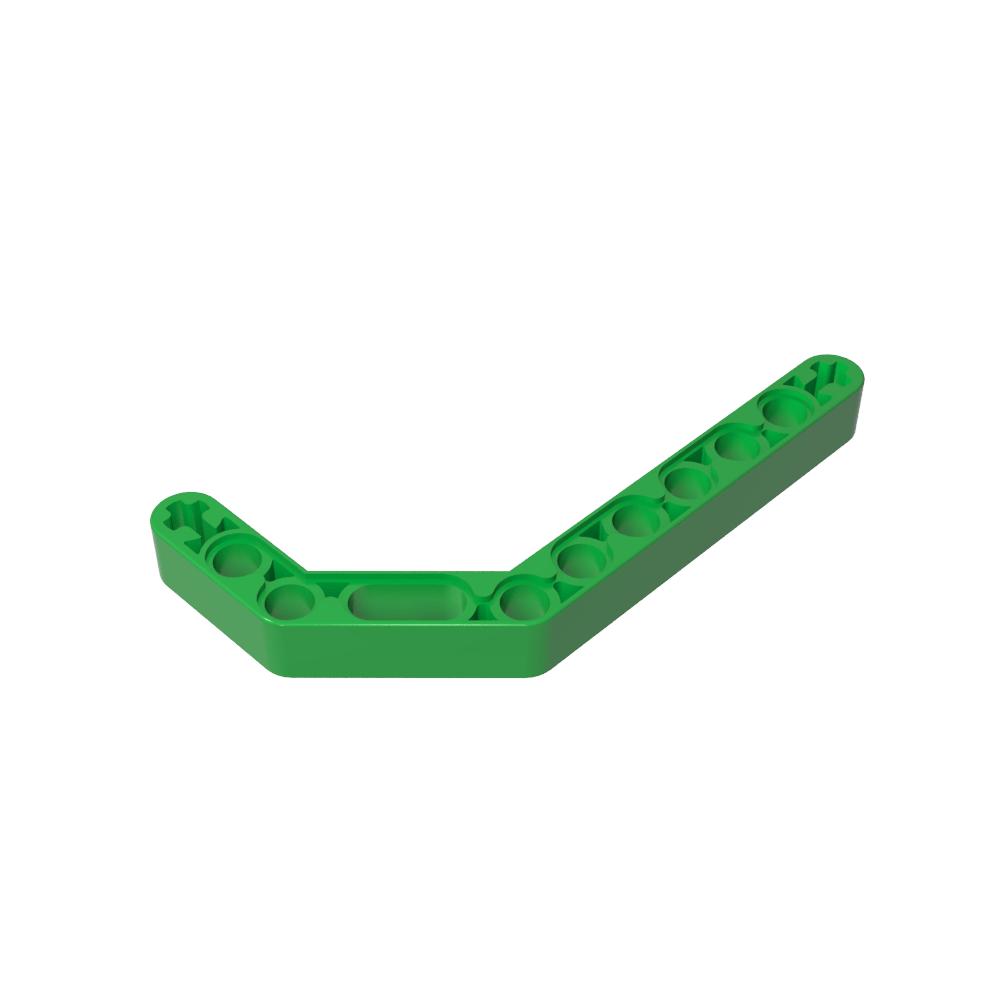 Viga técnica 1 x 11,5 doble curva gruesa-MyGobricksEs