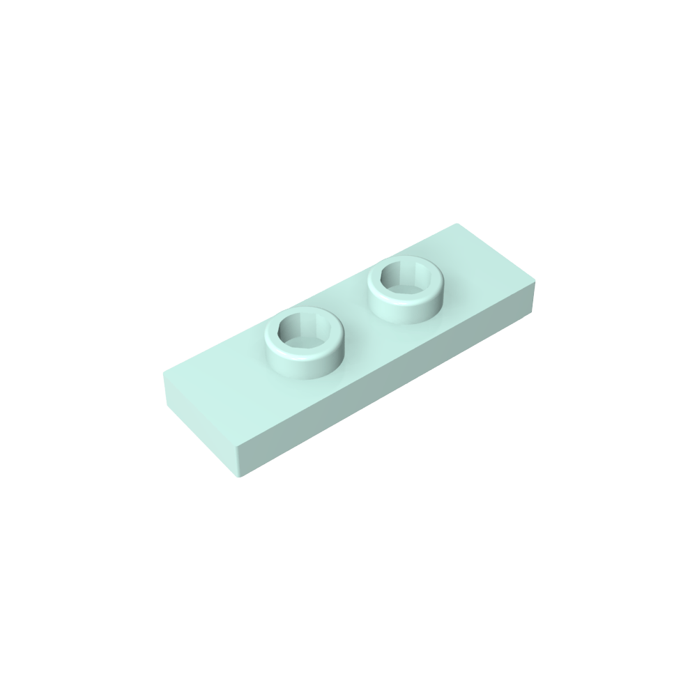 Placa especial 1 x 3 con 2 pernos con ranura y soporte interior para pernos (puente)-MyGobricksEs