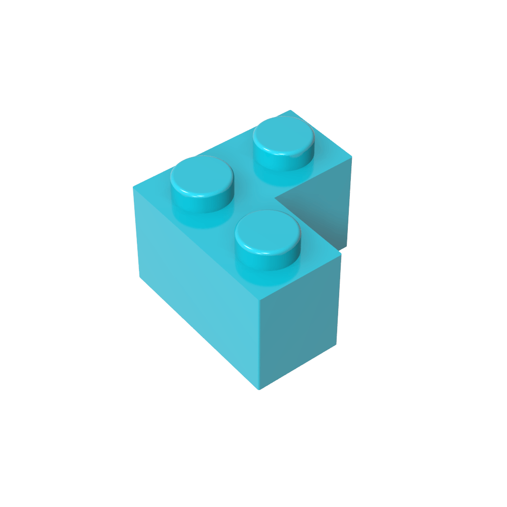 Ladrillo 2 x 2 Esquina-MyGobricksEs