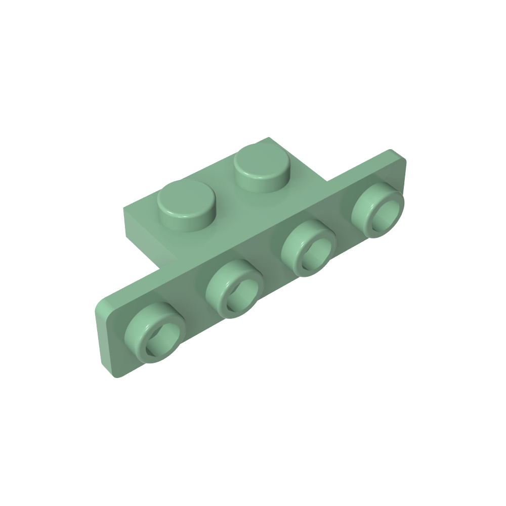 Soporte 1 x 2 - 1 x 4 [Esquinas redondeadas]-MyGobricksEs