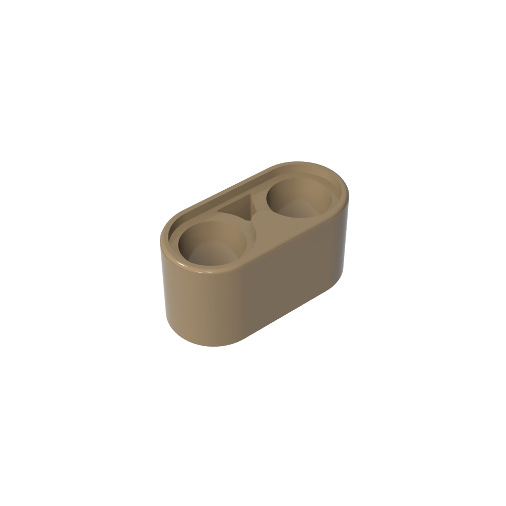 Viga técnica de 1 x 2 de espesor-MyGobricksEs