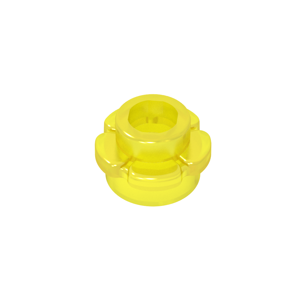 Planta, Flor, Plato Redondo 1 x 1 con 5 Pétalos-MyGobricksEs