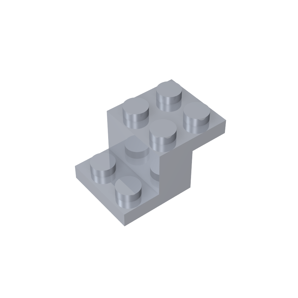 Soporte 3 x 2 x 1 1/3 con pasador inferior-MyGobricksEs