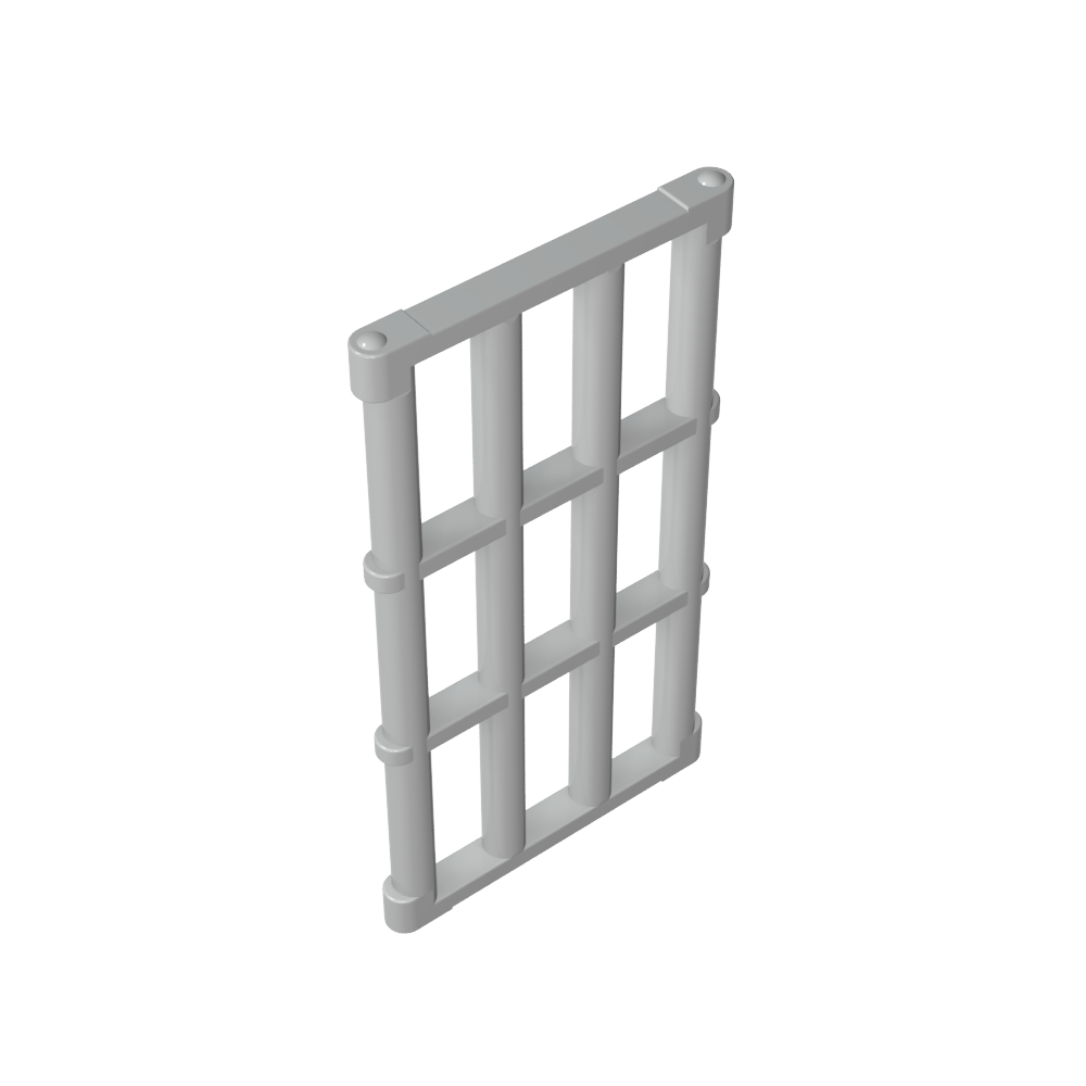 Rejilla de puerta 1 x 4 x 6-MyGobricksEs