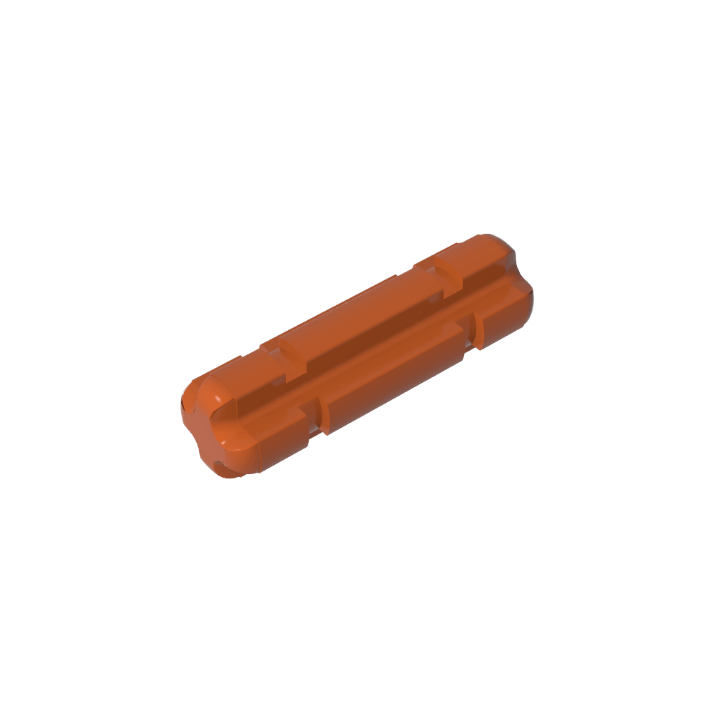 Eje Technic 2 con muescas-MyGobricksEs
