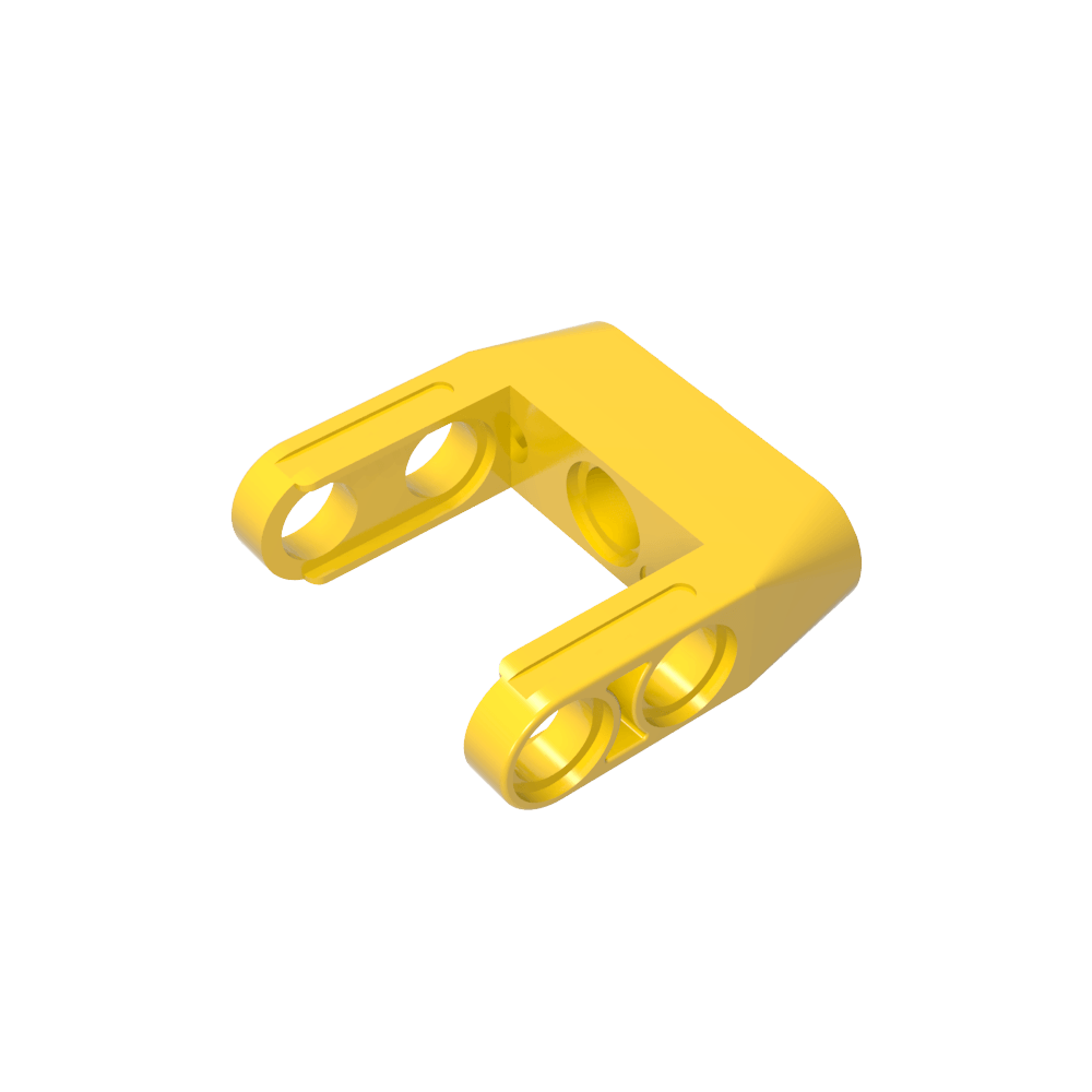 Conector de pasador Technic, junta de palanca doble lisa con orificios para eje y pasador-MyGobricksEs