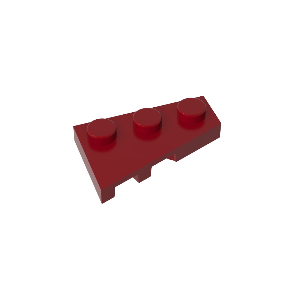 Placa de cuña 3 x 2 derecha-MyGobricksEs
