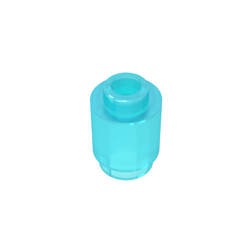 Ladrillo redondo 1 x 1 perno abierto-MyGobricksEs