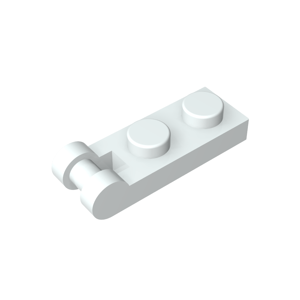 Placa Especial 1 x 2 con Asa en el Extremo [Extremos Cerrados]-MyGobricksEs