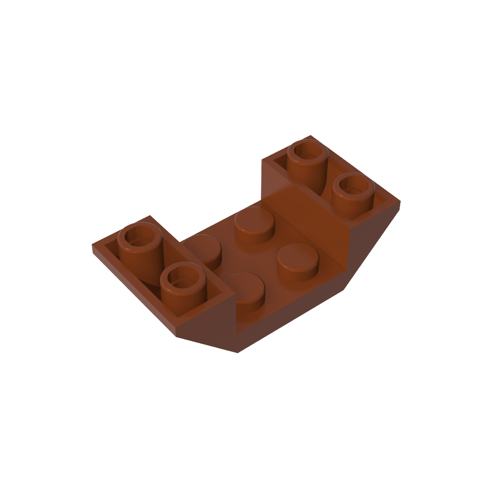 Pendiente Invertida 45° 4 x 2 Doble-MyGobricksEs