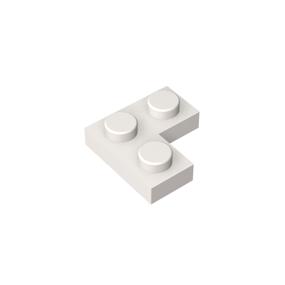 Placa 2 x 2 Esquina-MyGobricksEs