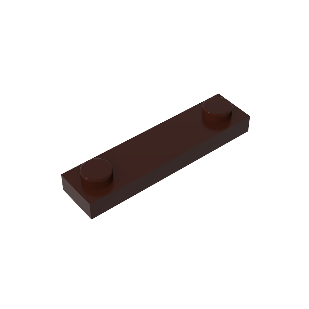 Placa especial 1 x 4 con 2 tacos-MyGobricksEs