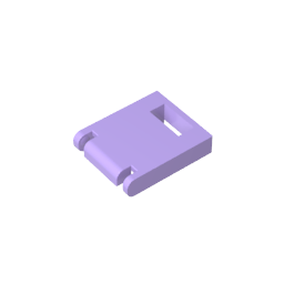 Caja 2 x 2 x 2 Puerta con Ranura-MyGobricksEs