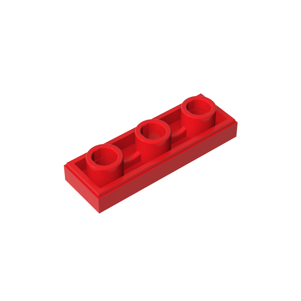 Azulejo especial 1 x 3 invertido con orificio central-MyGobricksEs