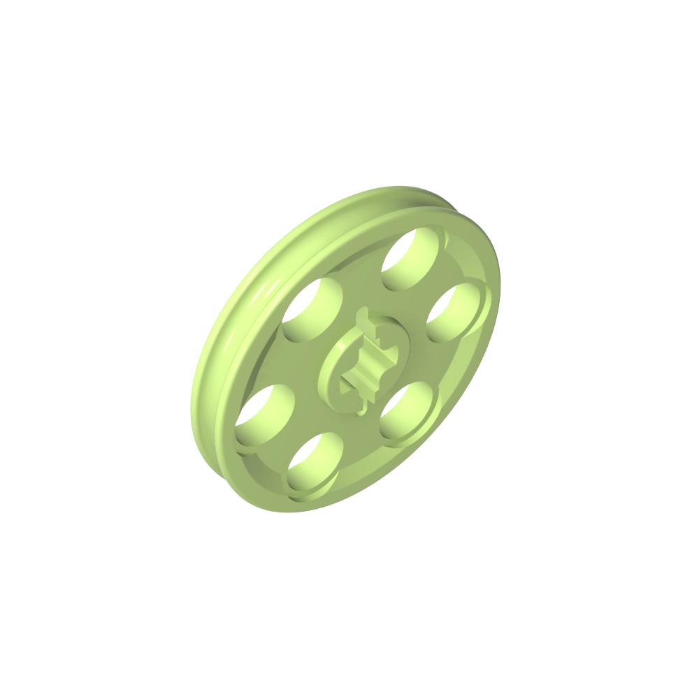 Rueda de correa de cuña Technic [también conocida como polea]-MyGobricksEs