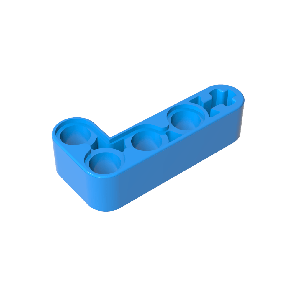 Viga técnica 2 x 4 en forma de L gruesa-MyGobricksEs