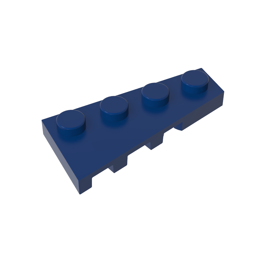 Placa de cuña 4 x 2 derecha-MyGobricksEs