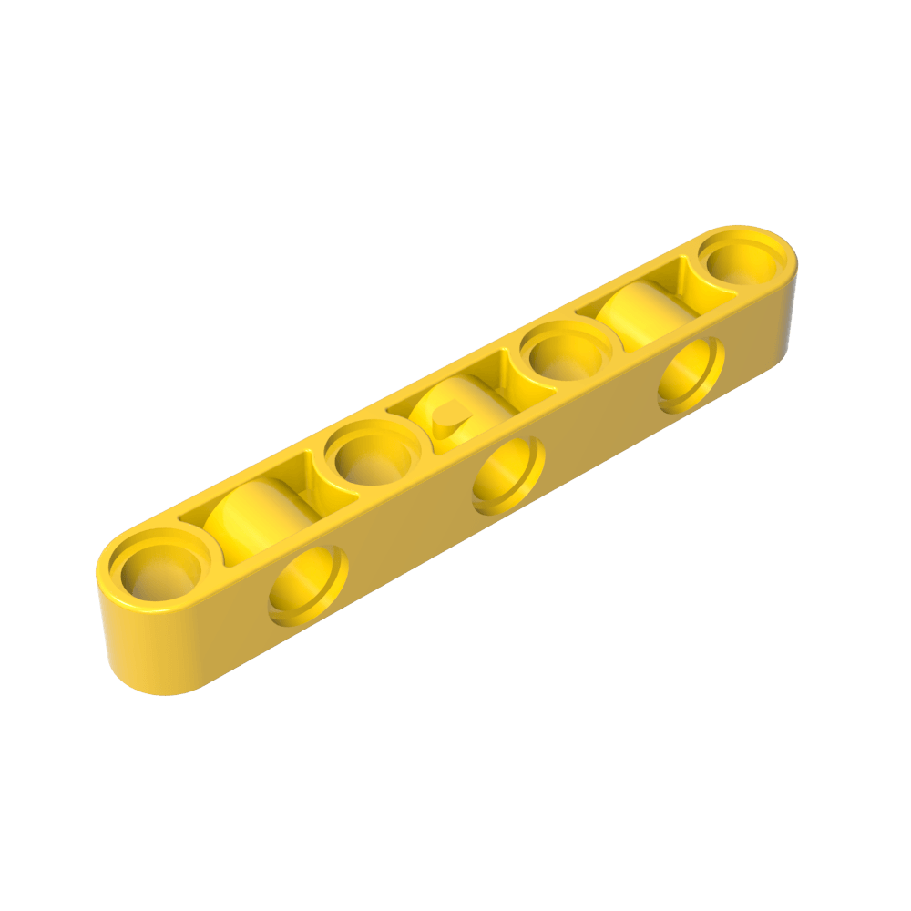 Viga técnica de 1 x 7 de espesor con agujeros alternados-MyGobricksEs
