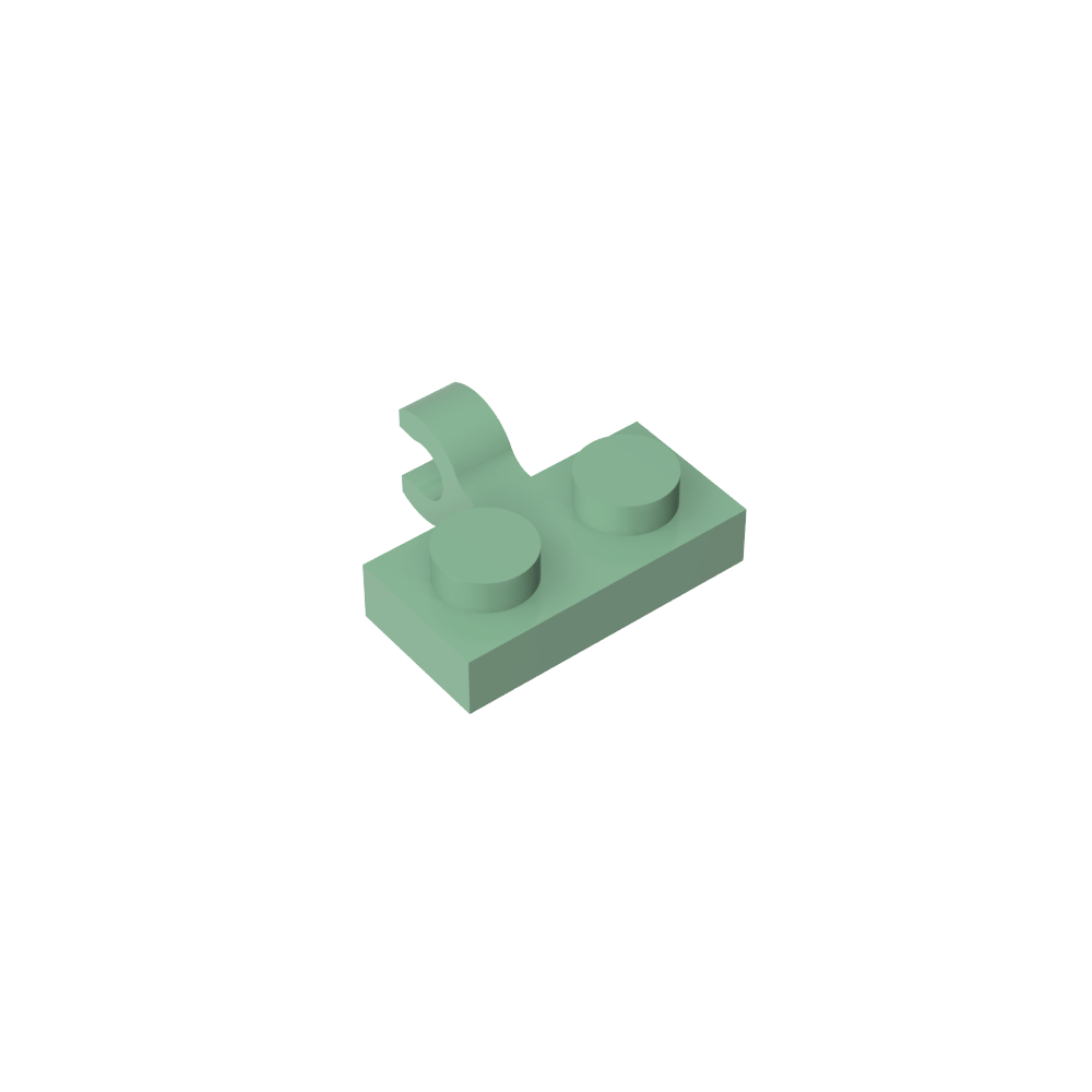 Placa Especial 1 x 2 con Clip Horizontal en el Lateral-MyGobricksEs