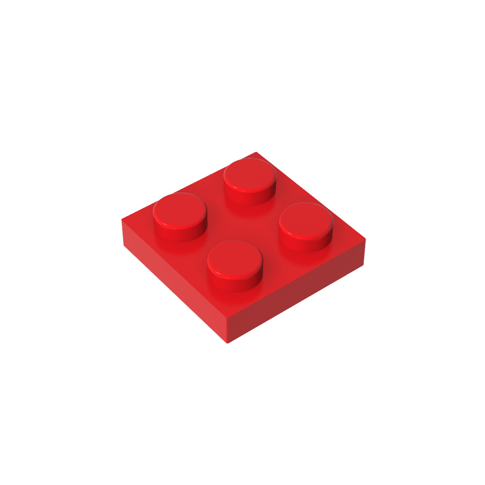 Placa 2 x 2-MyGobricksEs