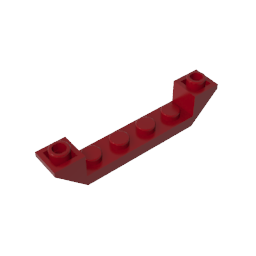 Ladrillos de superficie inclinados inversos de 1x6