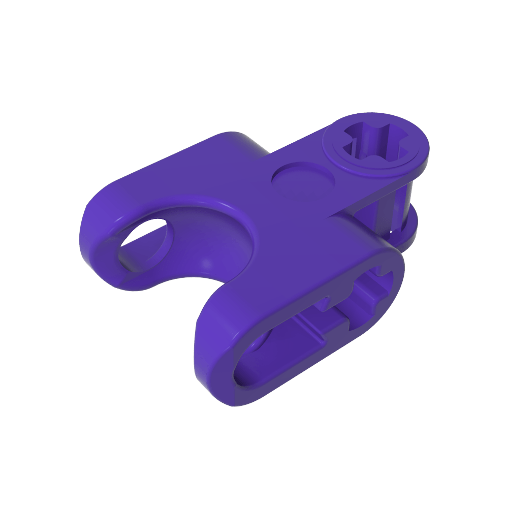 Conector de eje Technic 2 x 3 con rótula y orificios abiertos para el eje inferior-MyGobricksEs