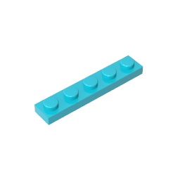 Placa 1 x 5-MyGobricksEs