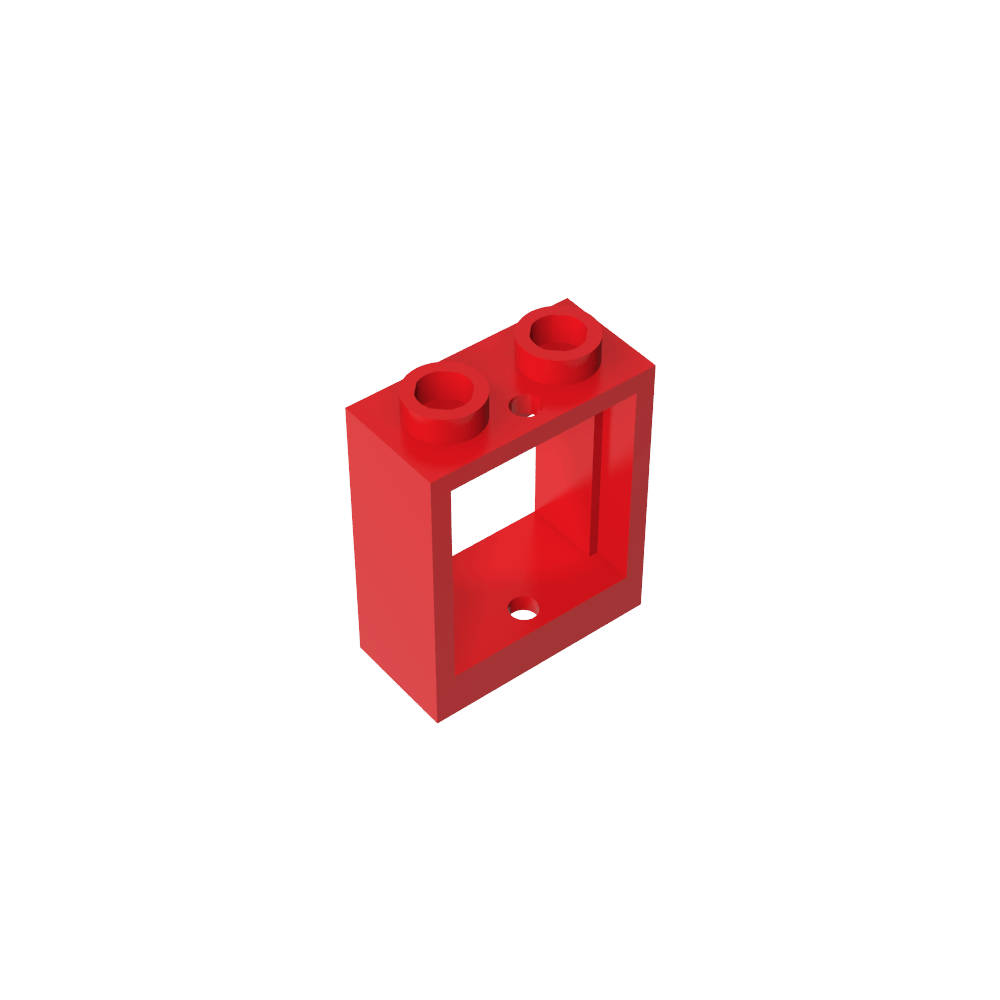 Ventana 1 x 2 x 2 Frente Plano-MyGobricksEs