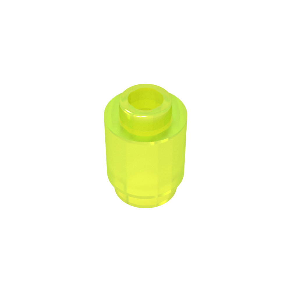 Ladrillo redondo 1 x 1 perno abierto-MyGobricksEs
