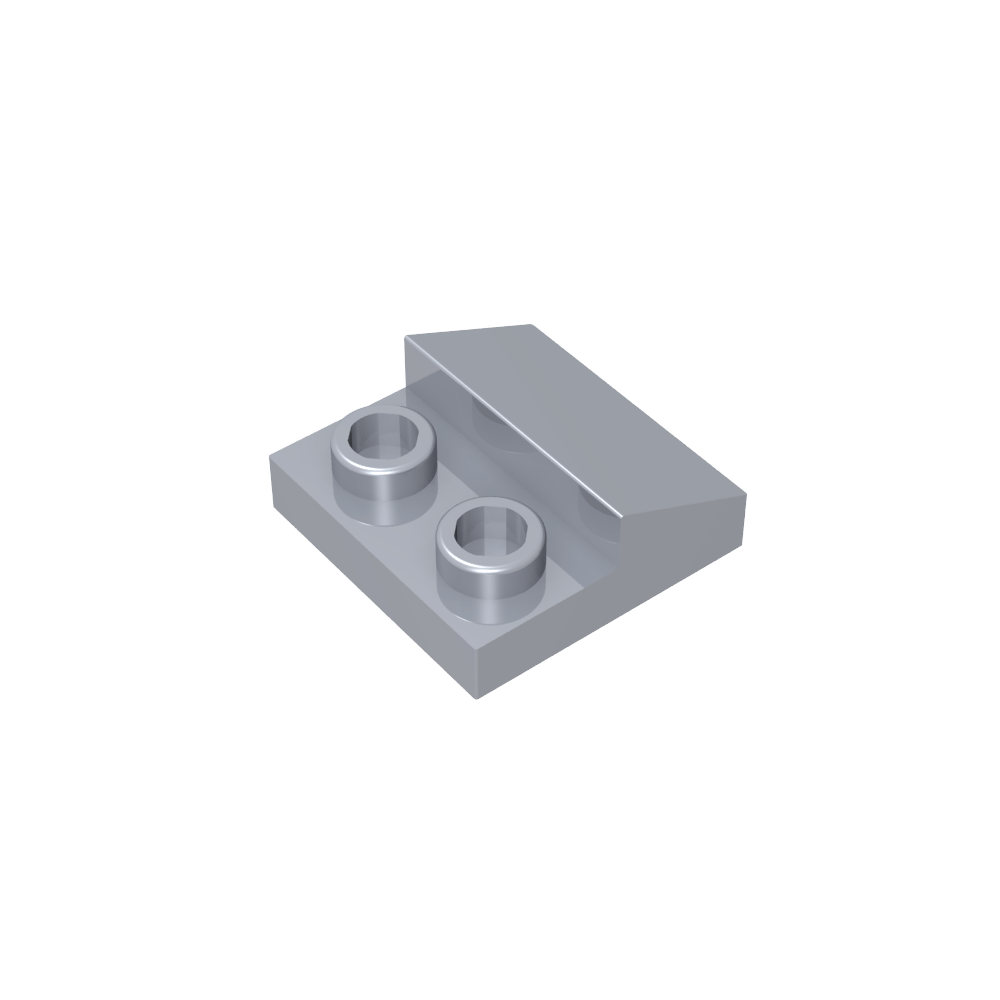 Pendiente 45 2 x 1 con recorte 2/3-MyGobricksEs