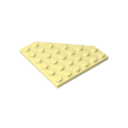 Placa de cuña de 6 x 6 esquinas cortadas-MyGobricksEs