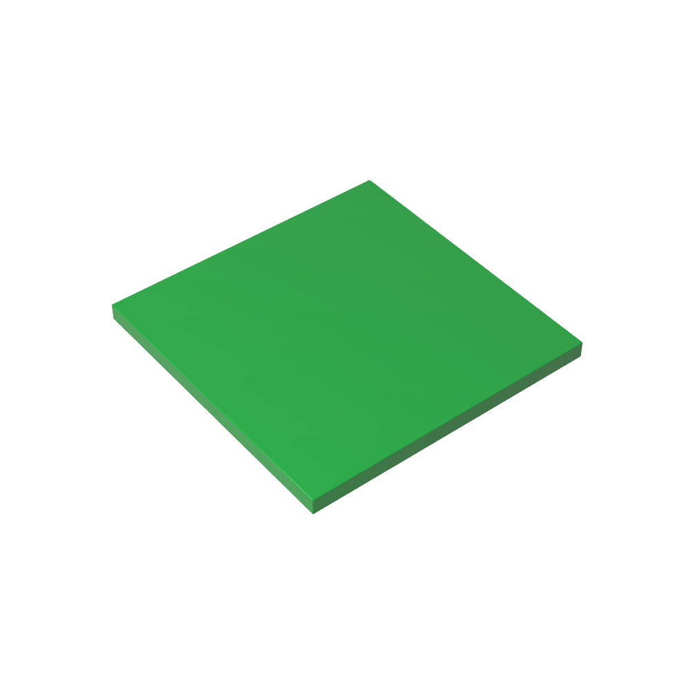 Azulejo de 6 x 6 con tubos inferiores-MyGobricksEs