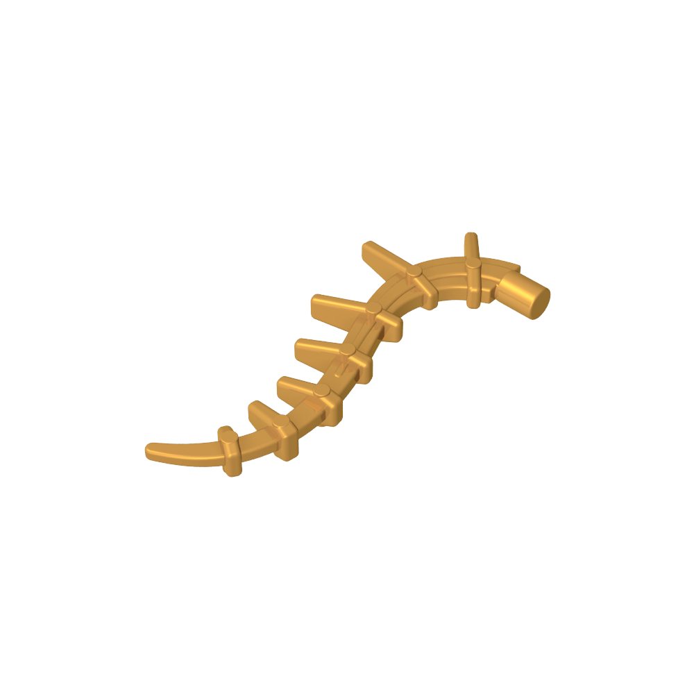 Parte del cuerpo de una planta o criatura, enredadera, cola, tentáculo o espina de Bionicle, puntiaguda-MyGobricksEs