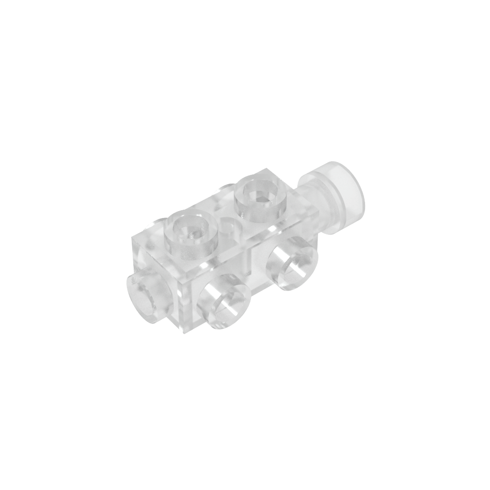 Ladrillo especial 1 x 2 x 2/3 con montantes en los laterales-MyGobricksEs