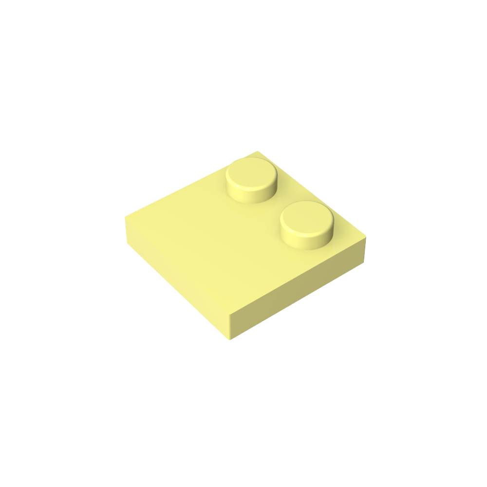 Placa Especial 2 x 2 con Solo 2 tacos-MyGobricksEs