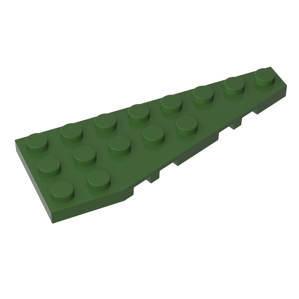 Placa de cuña 8 x 3 derecha-MyGobricksEs