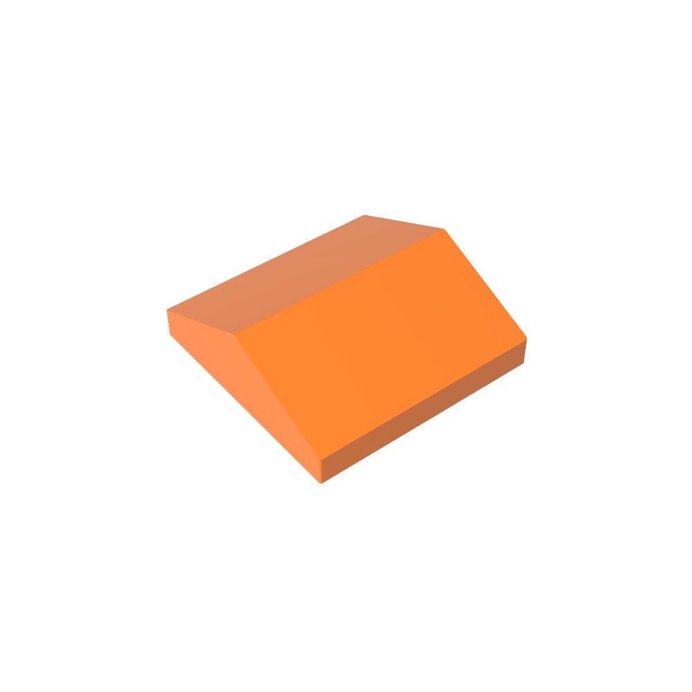 Pendiente 33° 2 x 2 Doble-MyGobricksEs