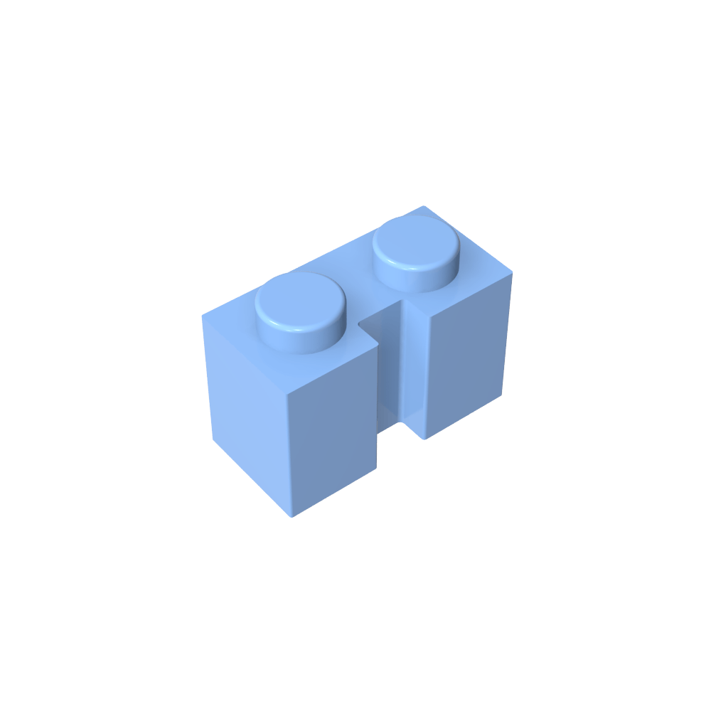 Ladrillo Especial 1 x 2 con Ranura-MyGobricksEs