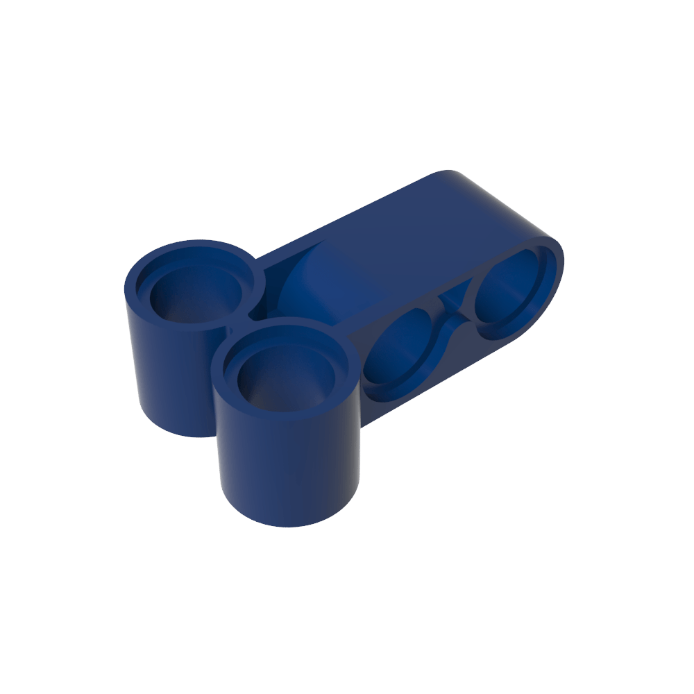Conector de pin técnico perpendicular largo-MyGobricksEs